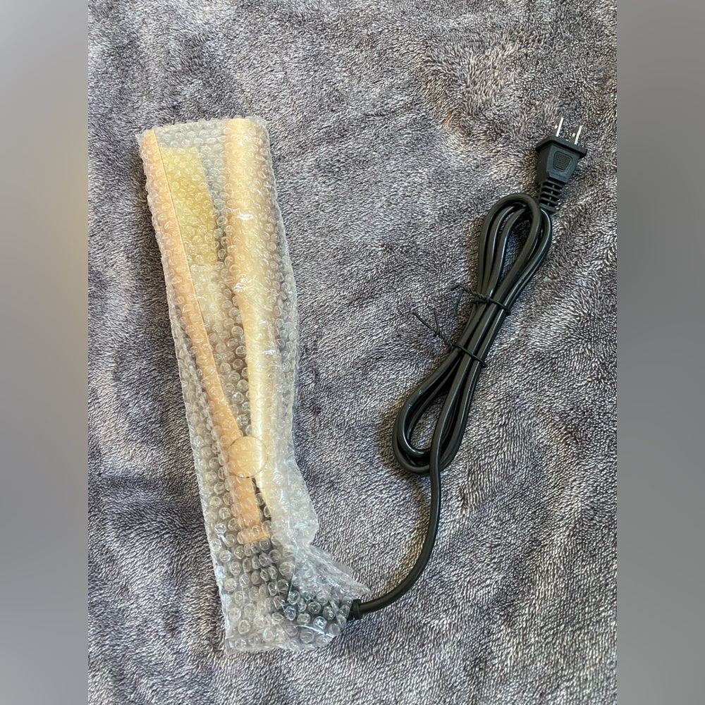 Beige Hair Styling Tool with Black Cord